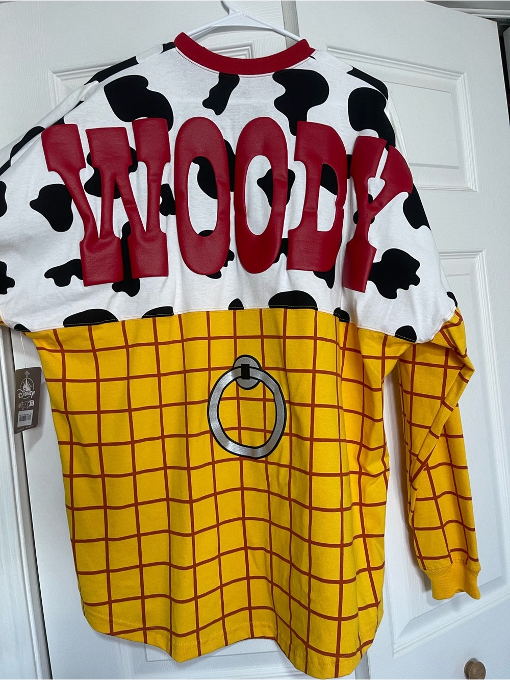 Disney Toy Story Woody-Inspired Long Sleeve Shirt - Yellow & White - Picture 3 of 3